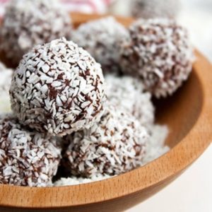 Maca Coconut Chocolate Balls