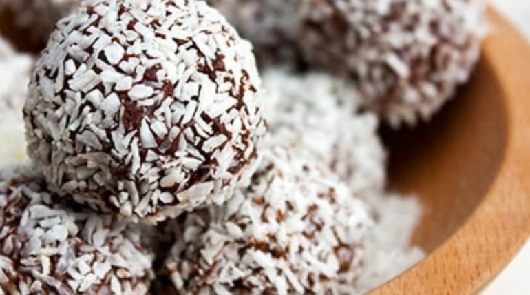 Maca Coconut Chocolate Balls